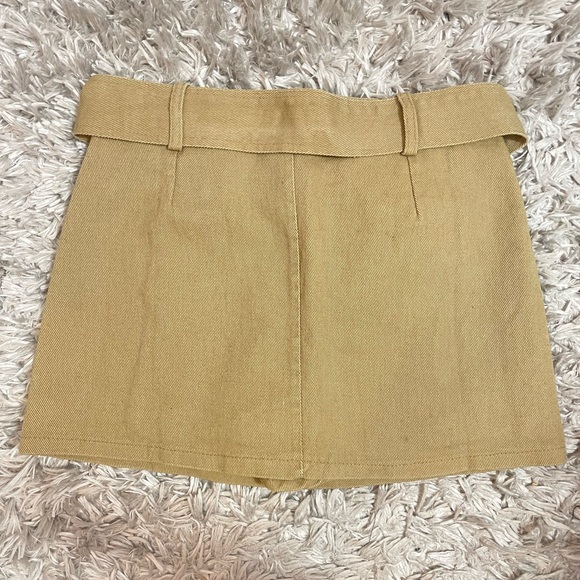 Denim Mini Skort - Picture 3 of 5